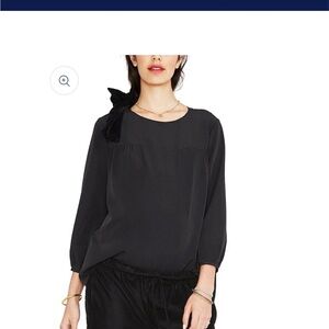 Hatch Maternity Delfina Black Women's Top